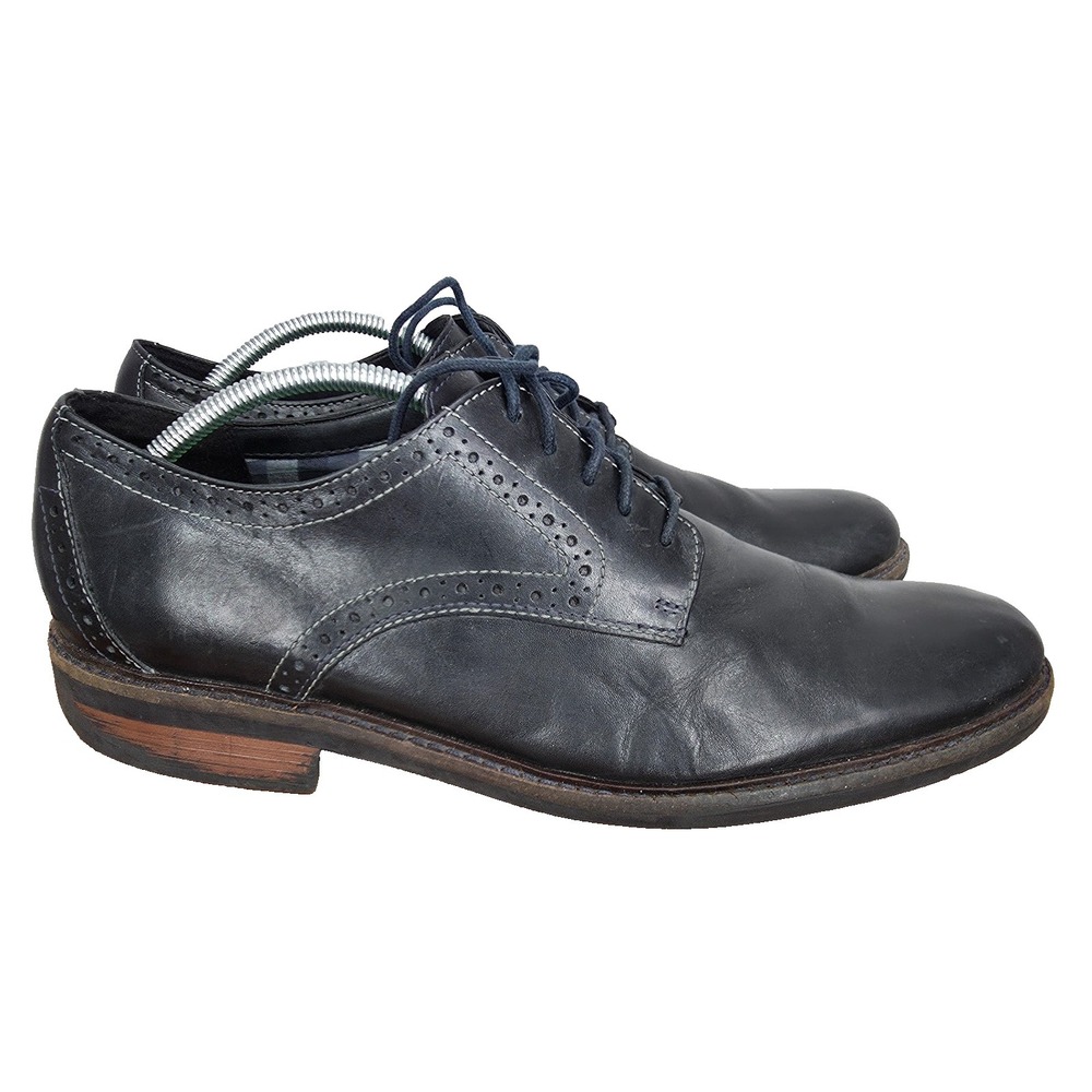 Bostonian Oxford Dress Shoes Mens 11 D Black Leather Derby‎